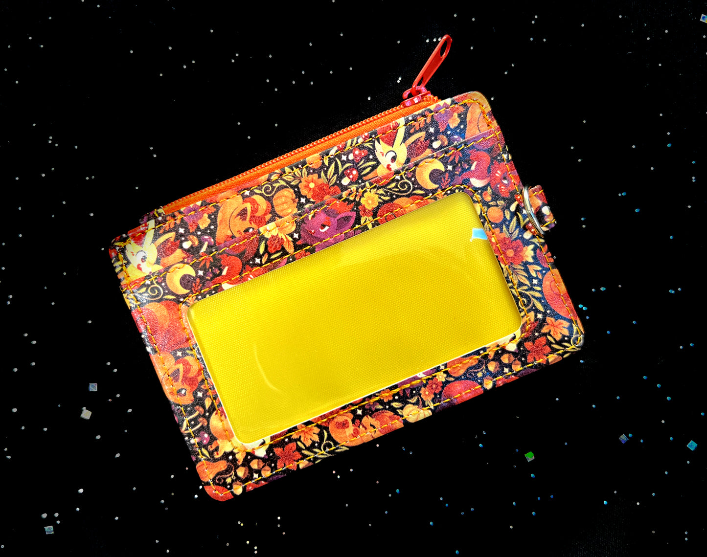 Forest Foxes ID Wallet + Lanyard