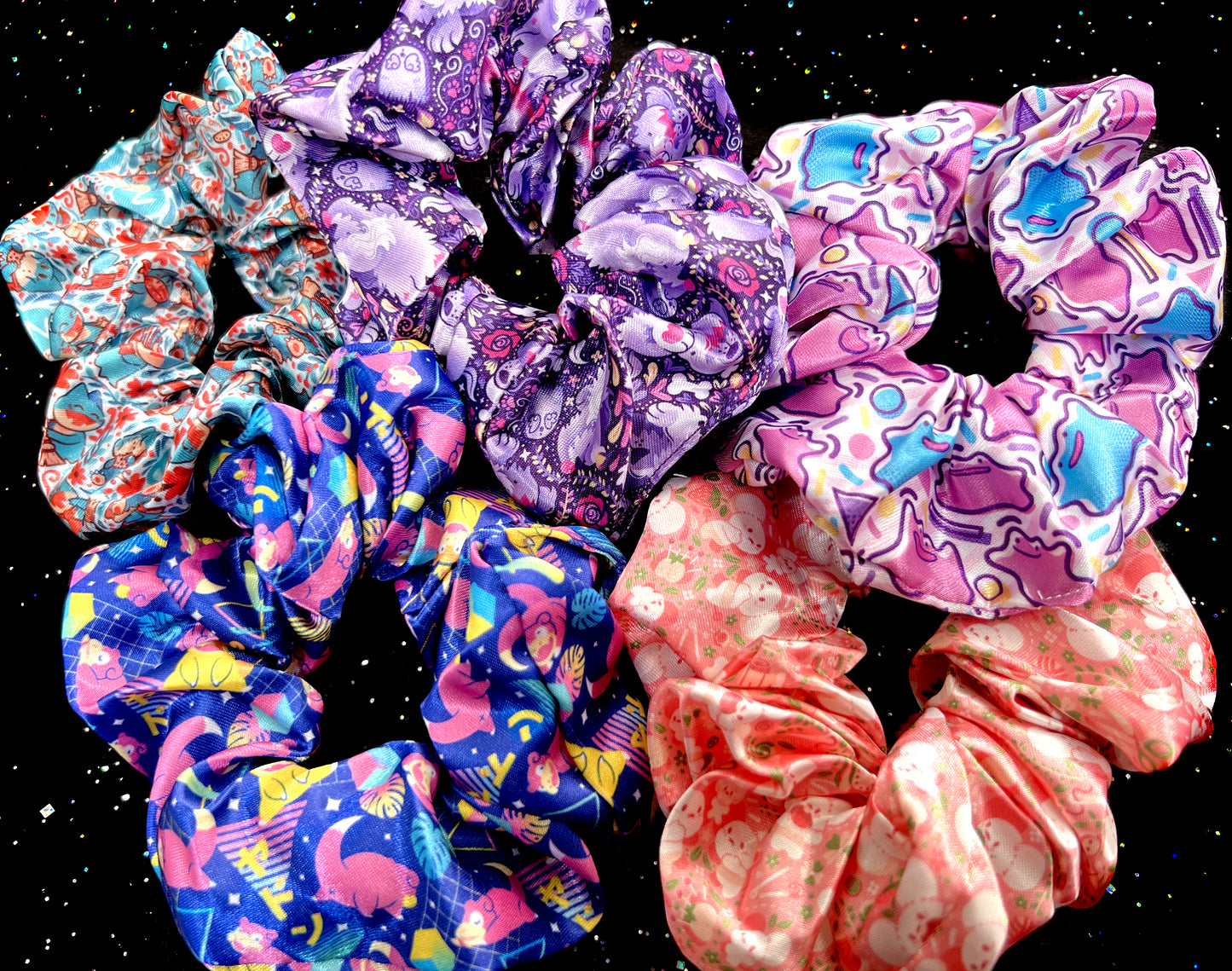 Fox Forest Scrunchie