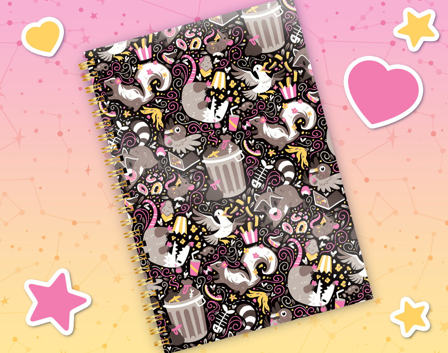 Trash Mammals Reusable Sticker Book
