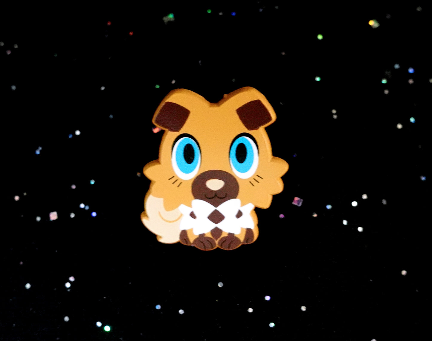 Rockruff Dyed Enamel Pin