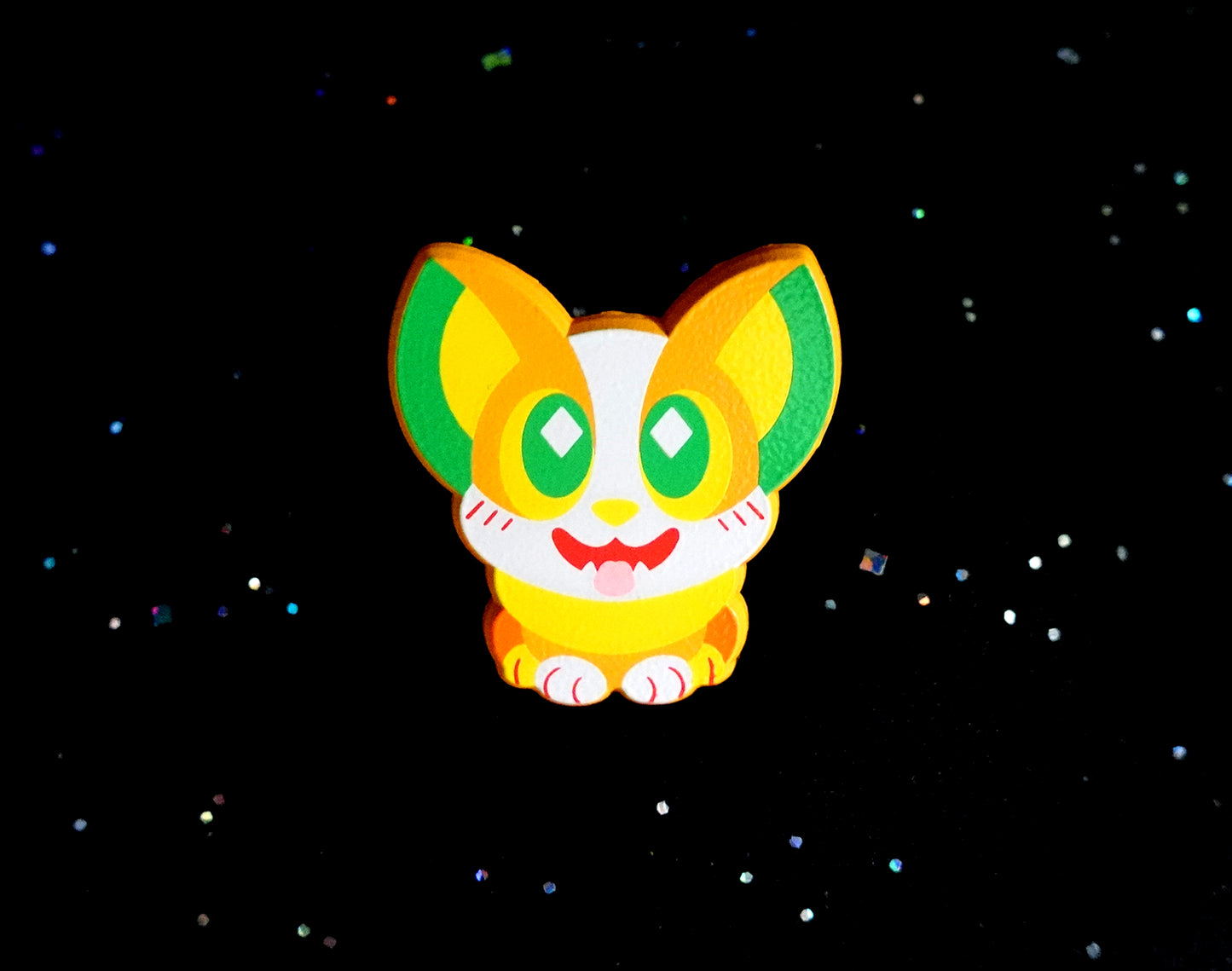 Yamper Dyed Enamel Pin