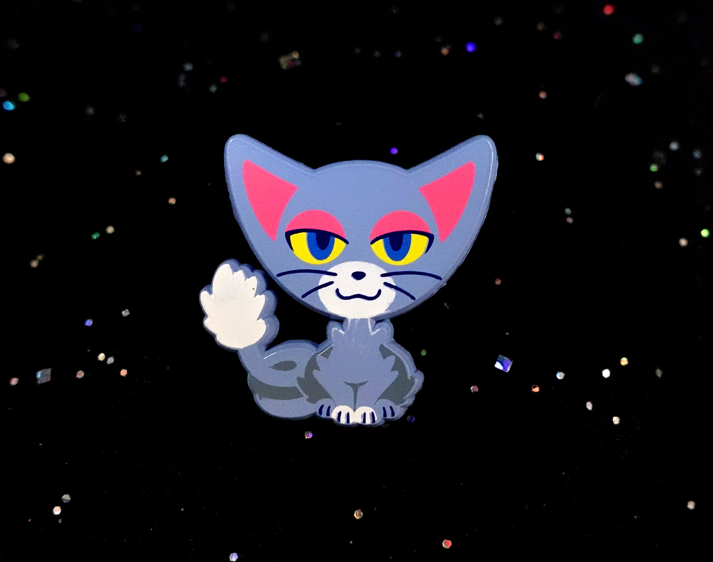 Glameow Dyed Enamel Pin