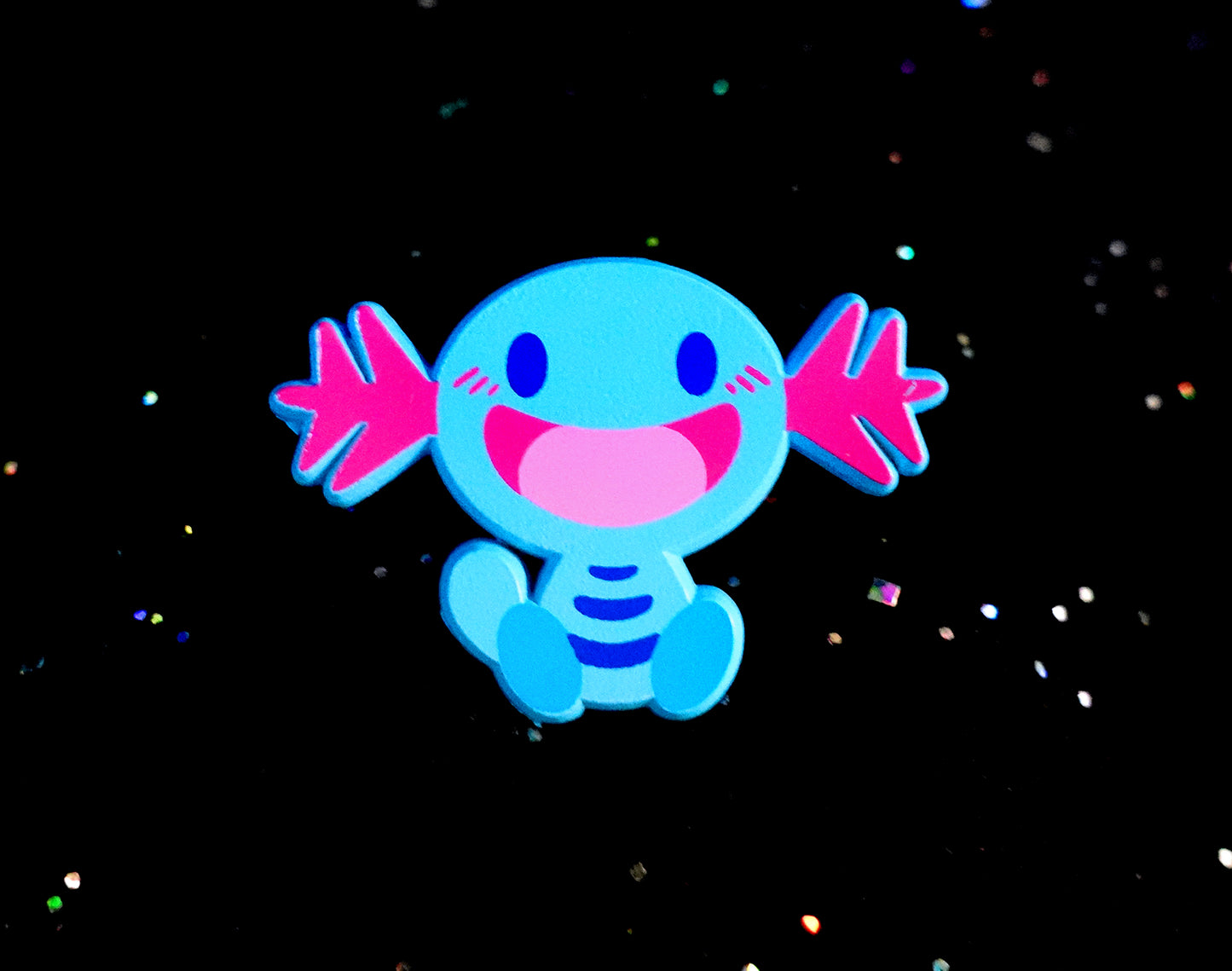 Wooper Dyed Enamel Pin