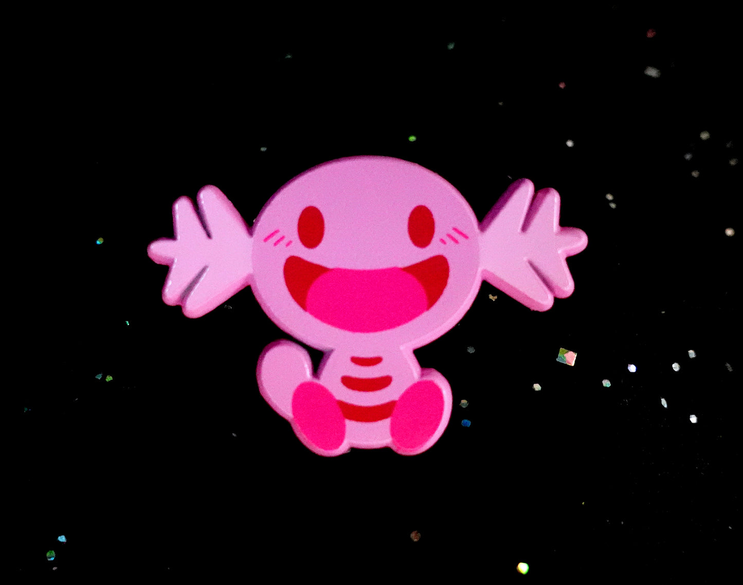 Wooper (Shiny) Dyed Enamel Pin