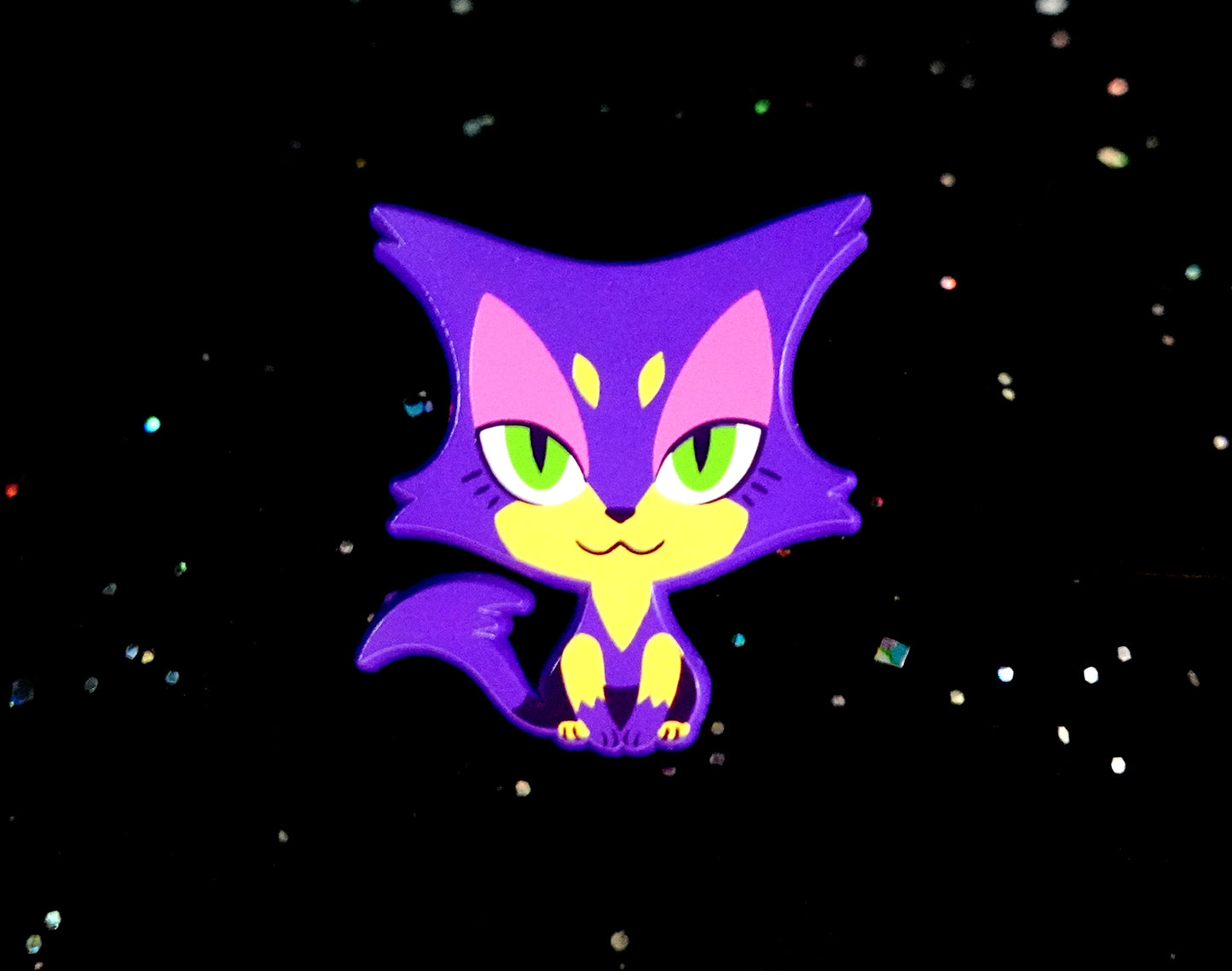 Purrloin Dyed Enamel Pin