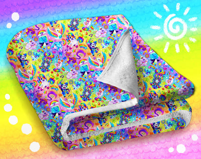 Rainbow Vibes Beach Towel