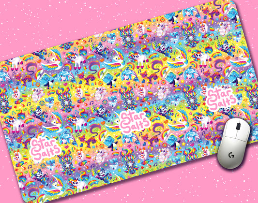 Rainbow Vibes Jumbo Desk Mat