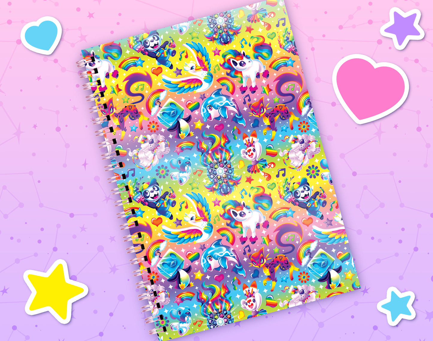 Rainbow Vibes Reusable Sticker Book