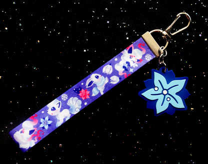 Frosty Foxes Lanyard Wristlet