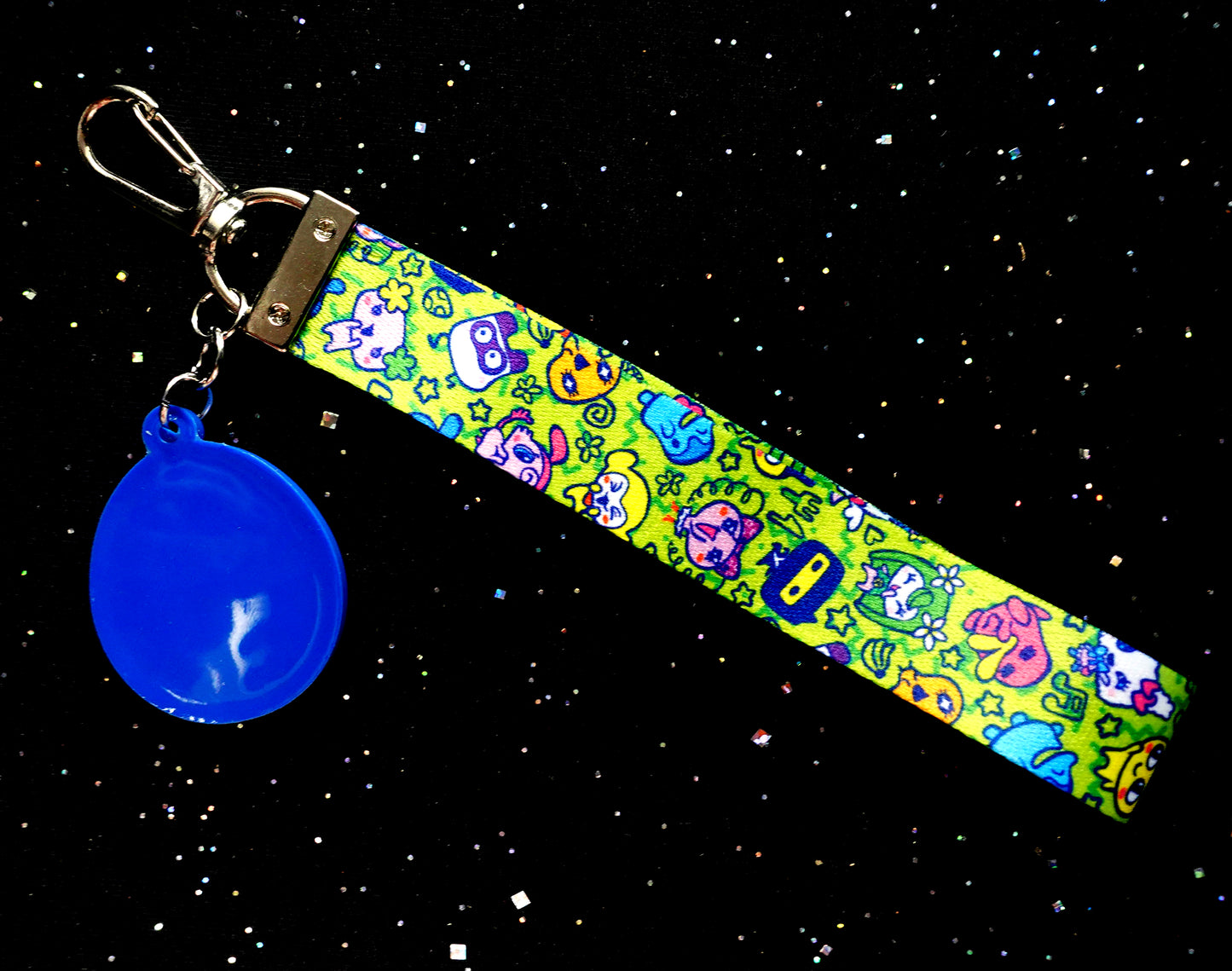 Tamagotchi Time Lanyard Wristlet