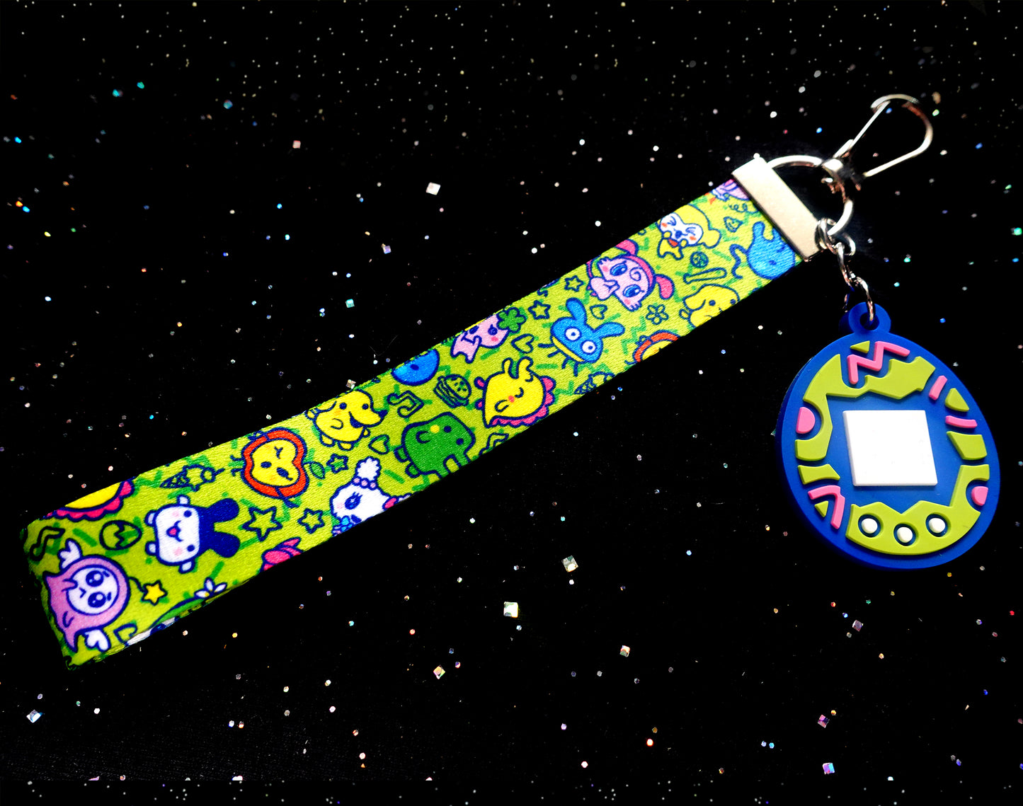 Tamagotchi Time Lanyard Wristlet