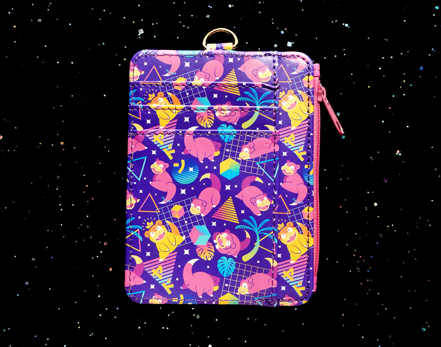 Slowpoke Vibes ID Wallet + Lanyard