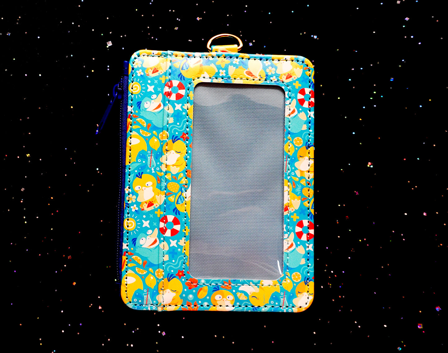 Psyduck Pool Party ID Wallet + Lanyard
