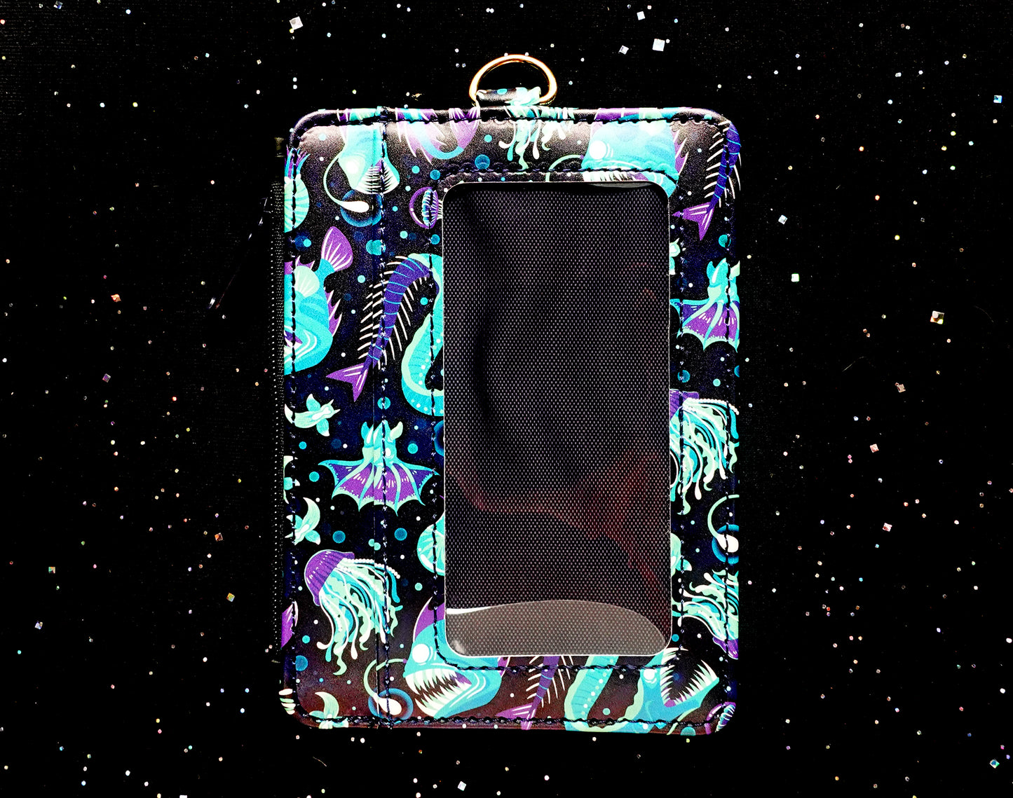 Deep Sea ID Wallet + Lanyard