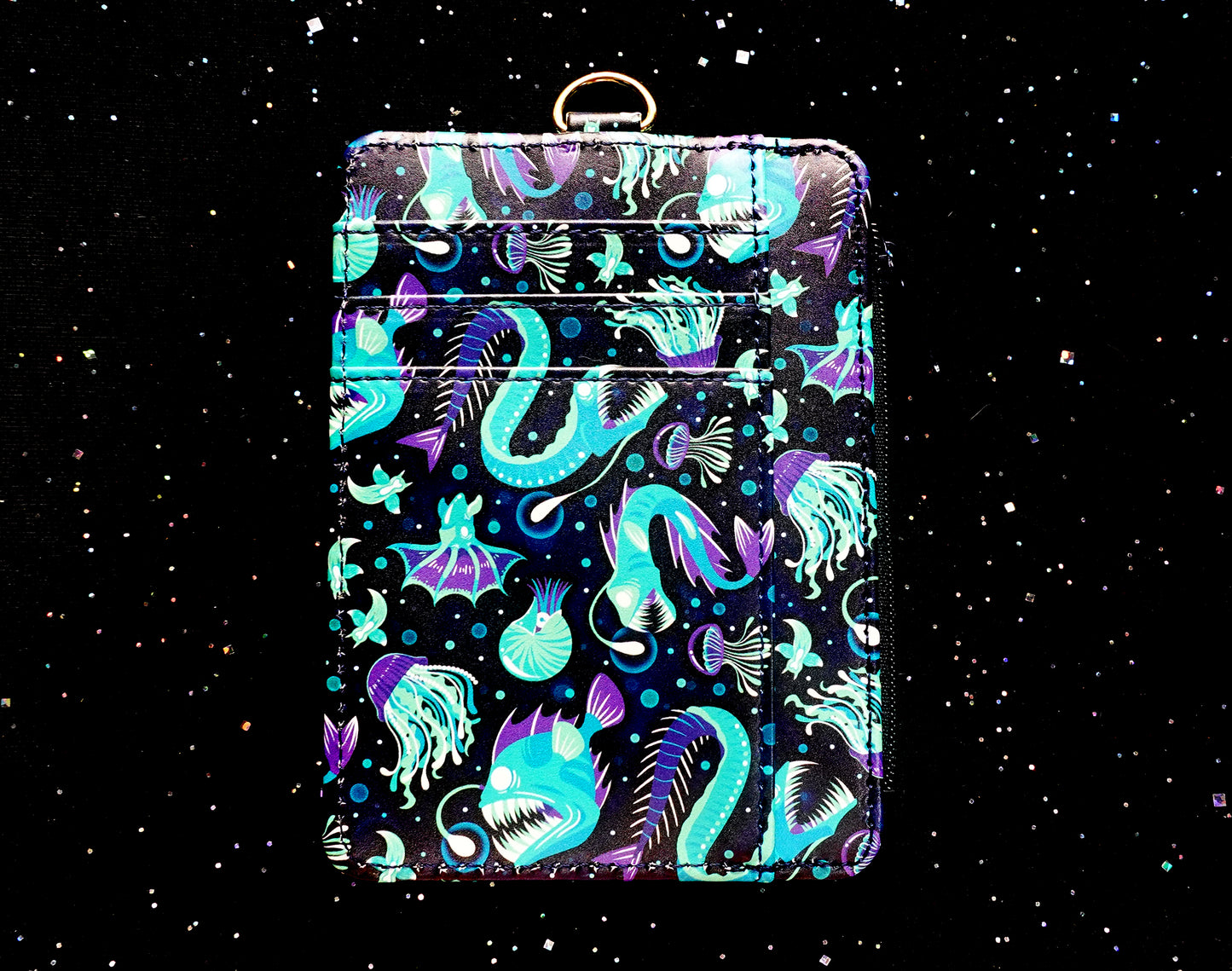 Deep Sea ID Wallet + Lanyard