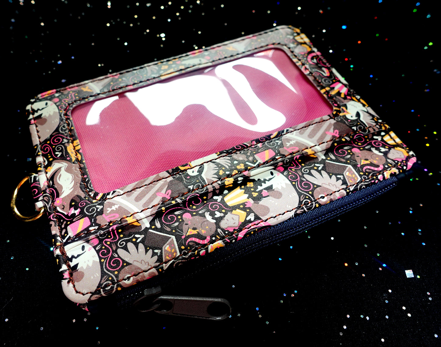 Trash Mammals ID Wallet + Lanyard