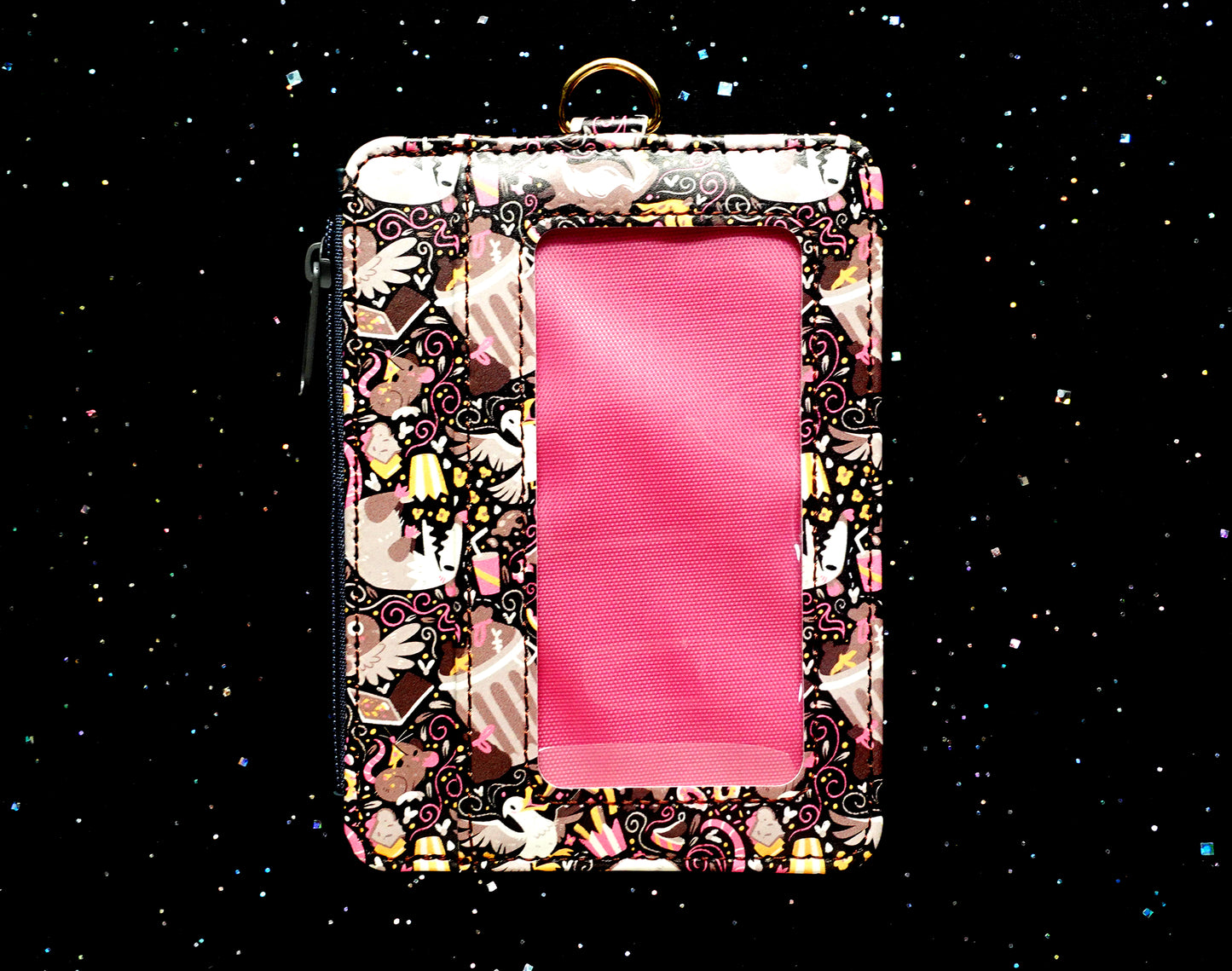 Trash Mammals ID Wallet + Lanyard