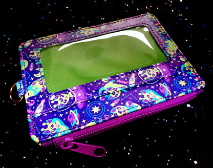 Alien Cat ID Wallet + Lanyard