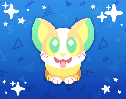 Yamper Dyed Enamel Pin