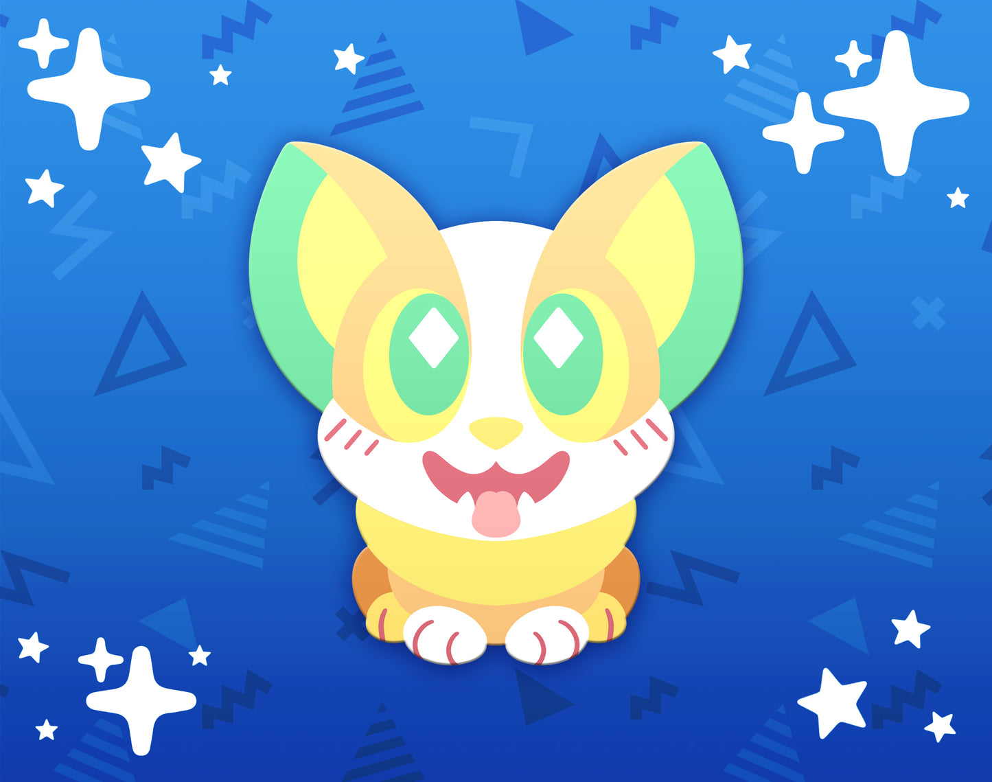 Yamper Dyed Enamel Pin