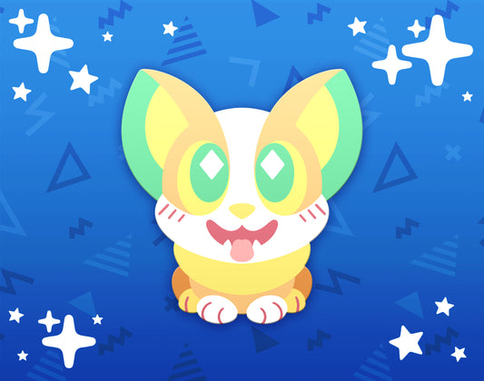 Yamper Dyed Enamel Pin