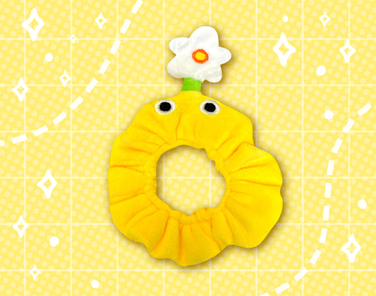 Yellow Pikmin Plush Scrunchie