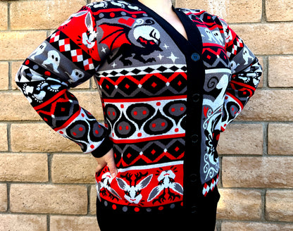 Cozy Cryptids Heavy Knit Cardigan