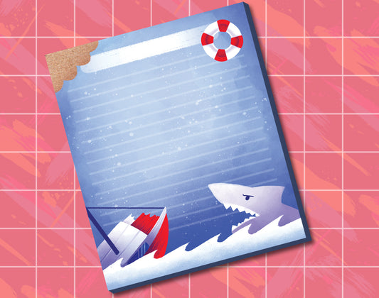 Shark Attack!! Notepad