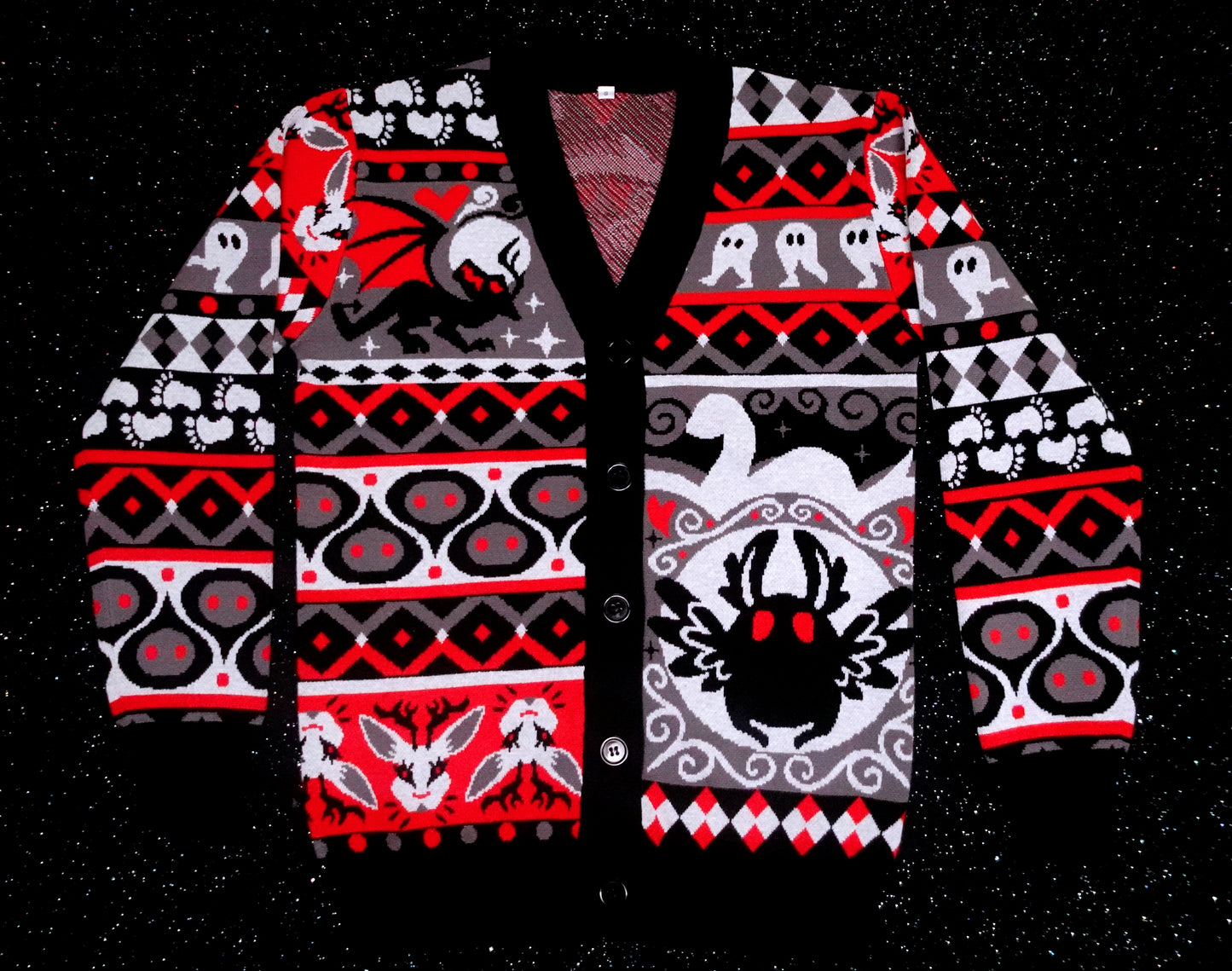 Cozy Cryptids Heavy Knit Cardigan