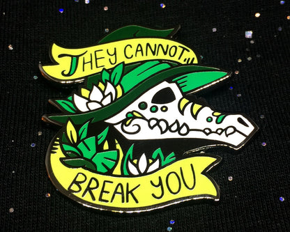 Familiar Feelings "Crocodile" Enamel Pin