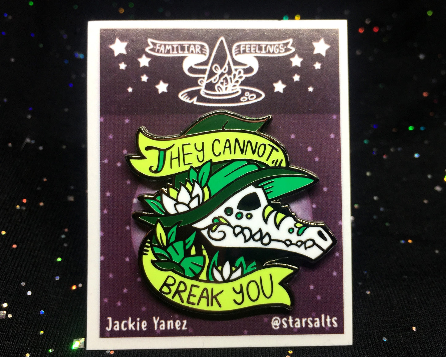 Familiar Feelings "Crocodile" Enamel Pin