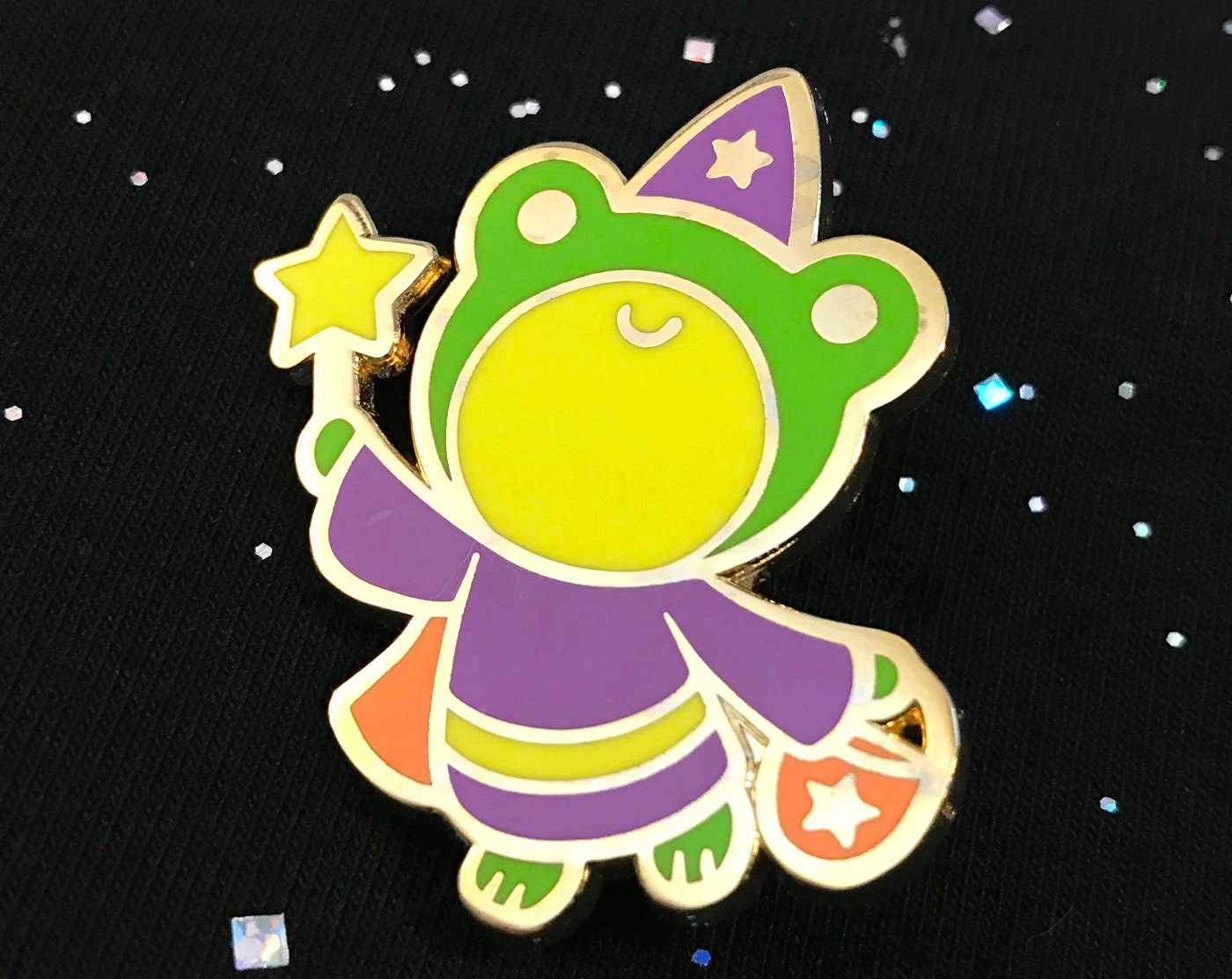 Trick-or-Treat! Froggy Enamel Pin