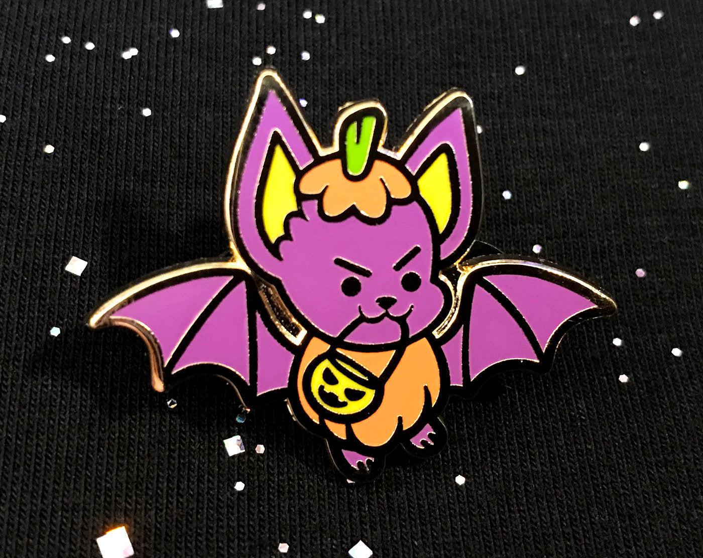 Trick-or-Treat! Batty Enamel Pin