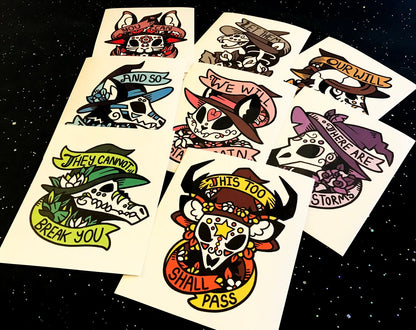 Familiar Feelings Stickers