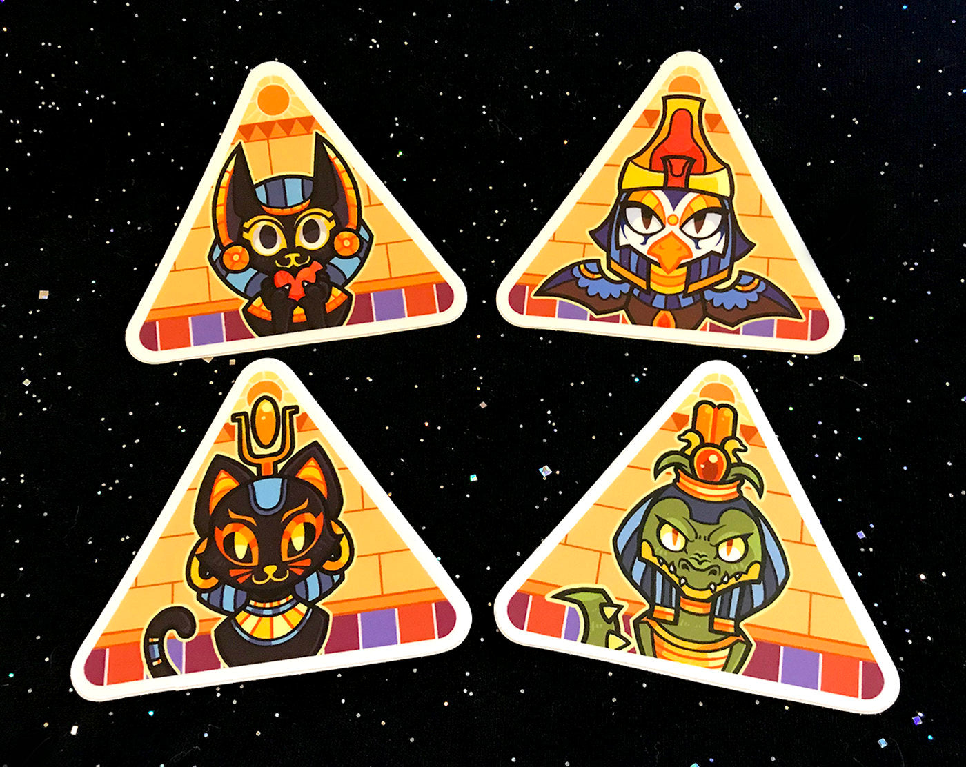 Egyptian Deities Stickers