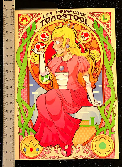 Peach Nouveau (13"x19" Print)