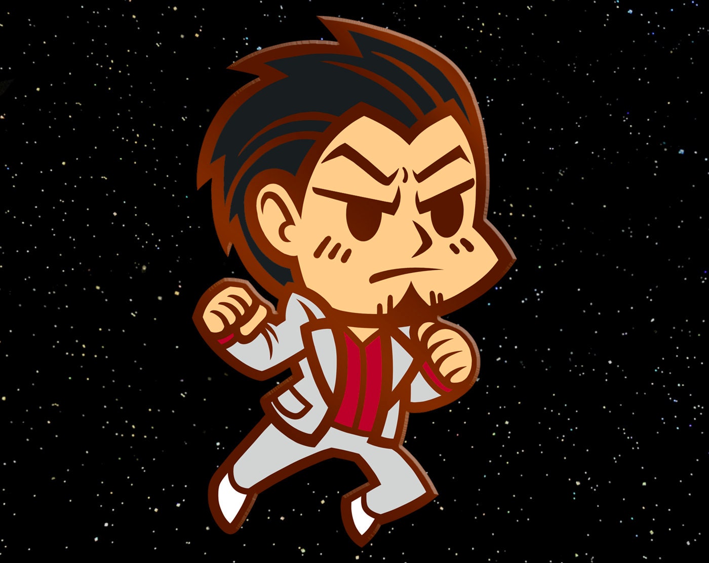 Kazuma Kiryu Enamel Pin