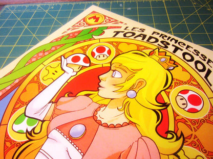Peach Nouveau (13"x19" Print)
