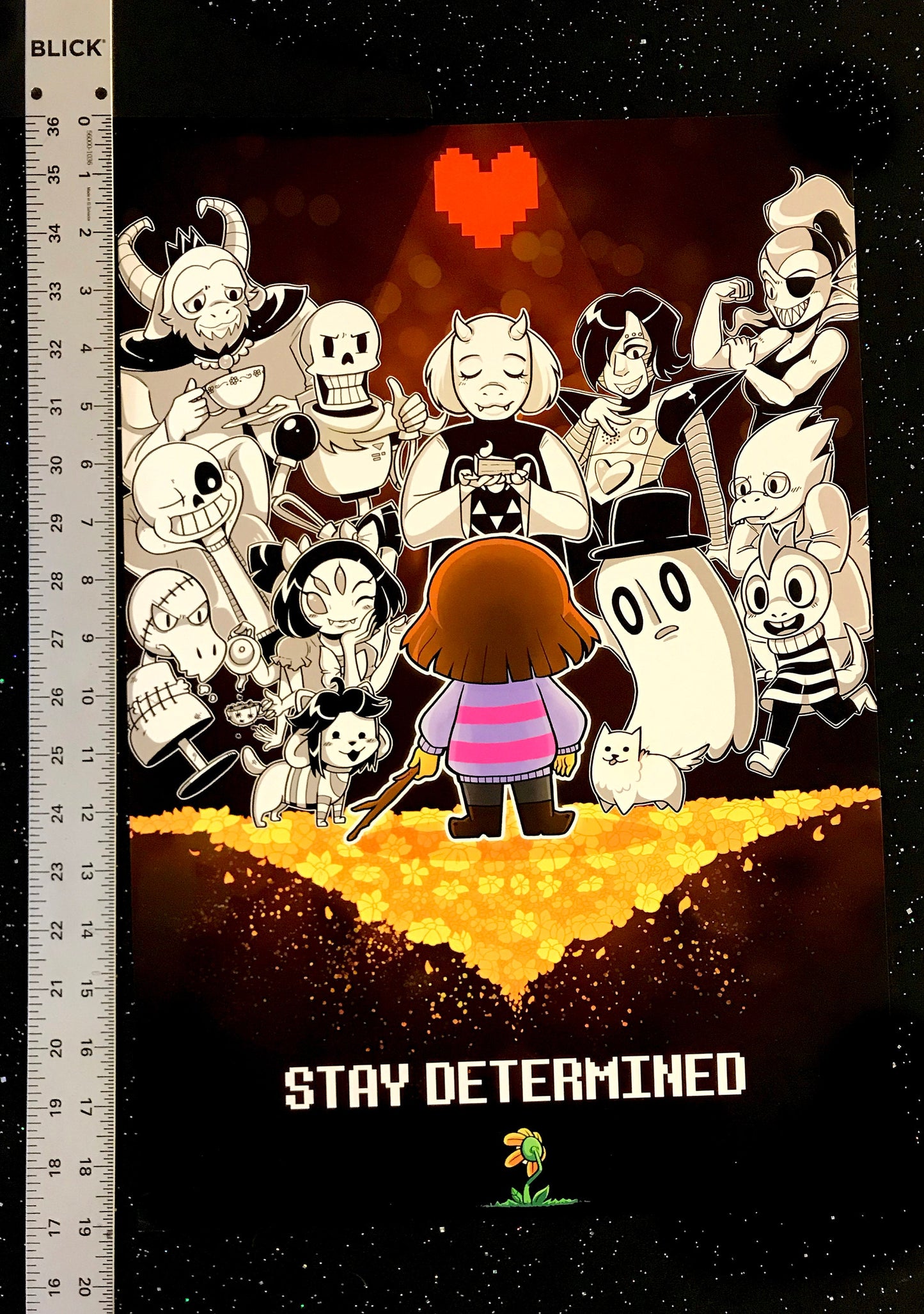 Stay Determined (13"x19" Print)