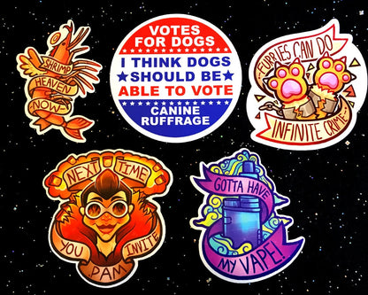 MBMBAM Stickers