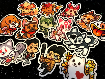 Game Dog Stickers