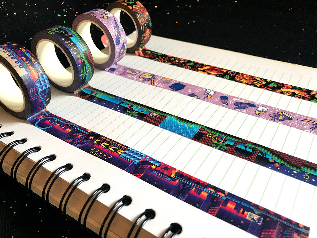 Neon Loops Washi Tape
