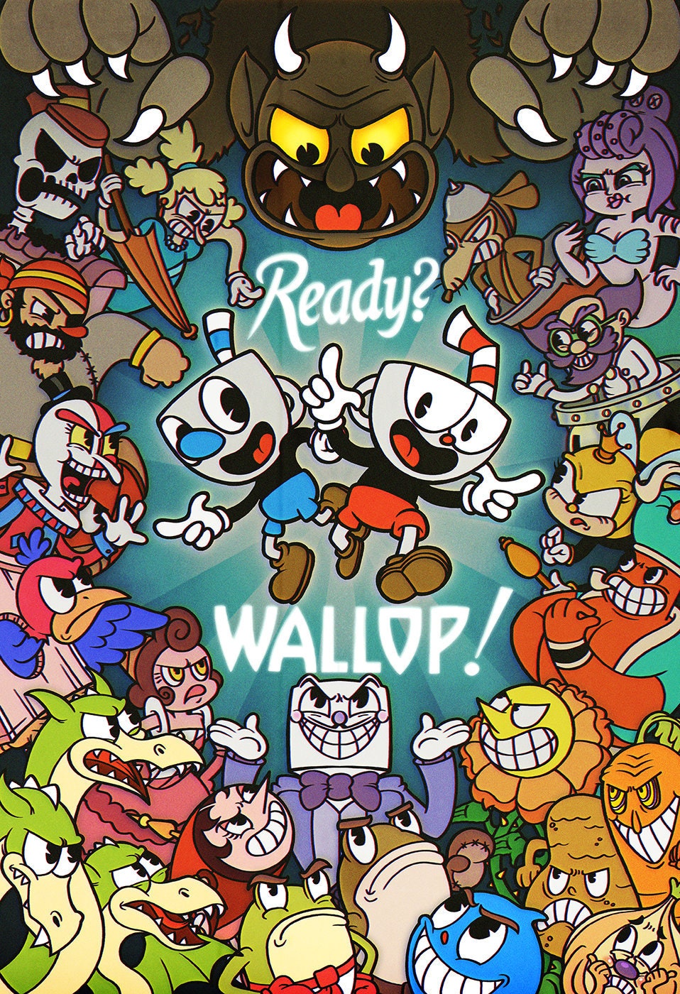 Ready? Wallop! (13"x19" Print)