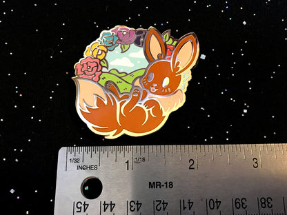 Spinning Eevee Enamel Pin