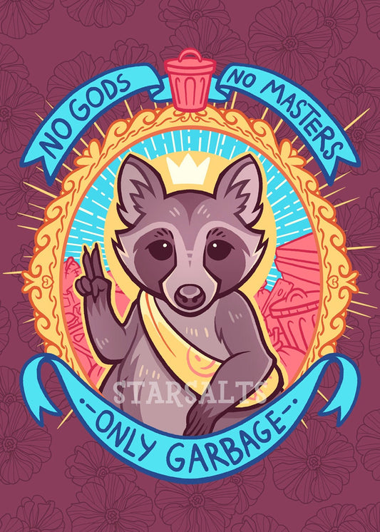 Dumpster Deity (5"x7" Print)