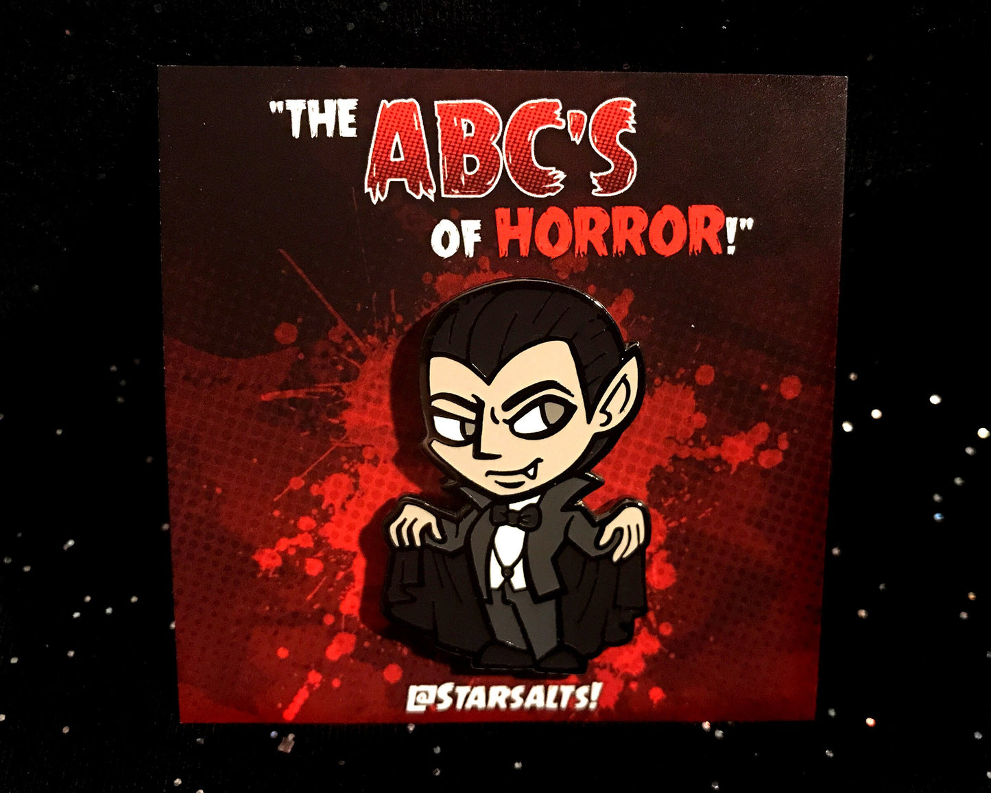 Dracula Enamel Pin