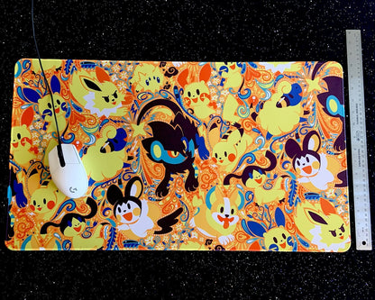Thunder Wave Jumbo Desk Mat