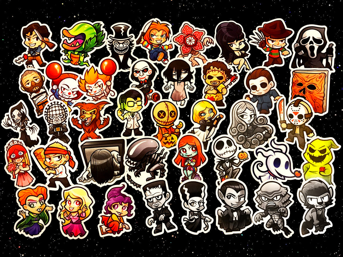 Classic Universal Monsters Stickers