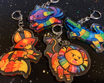Piñata Pals 2.5" Acrylic Charms