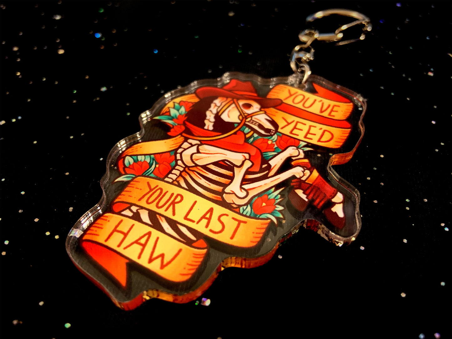 Pale Horse 2.5" Acrylic Charm